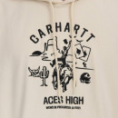 Bluza męska Carhartt WIP Hooded Souvenir Valley Sweat I031819 NATURAL/BLACK