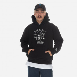 Bluza męska Carhartt WIP Hooded Souvenir Valley Sweat I031819 BLACK/WAX