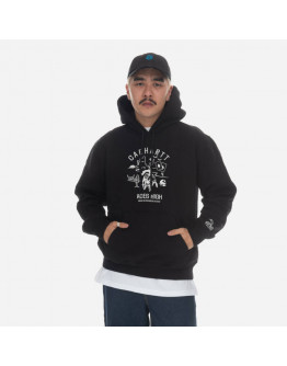 Bluza męska Carhartt WIP Hooded Souvenir Valley Sweat I031819 BLACK/WAX