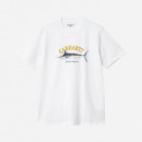 Koszulka męska Carhartt WIP S/S Marlin T-Shirt I032035 WHITE