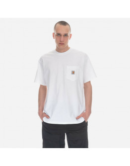 Koszulka męska Carhartt WIP S/S Tamas Pocket T-Shirt I031727 White