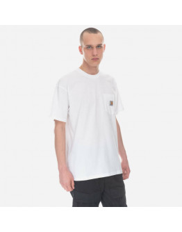 Koszulka męska Carhartt WIP S/S Tamas Pocket T-Shirt I031727 White