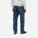 Spodnie męskie Carhartt WIP Double Knee Pant I030463 BLUE STONE WASHED