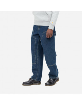 Spodnie męskie Carhartt WIP Double Knee Pant I030463 BLUE STONE WASHED