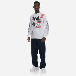 Koszulka męska Aries Mash Up Longsleeve Tee AR60022 WHITE