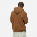 Bluza męska Carhartt WIP Hooded Carhartt Sweat I030230 TAMARIND/WHITE