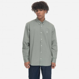 Koszula męska Carhartt WIP Longsleeve Madison Shirt I023339 YUCCA/WHITE