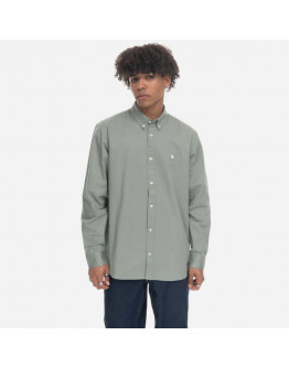 Koszula męska Carhartt WIP Longsleeve Madison Shirt I023339 YUCCA/WHITE