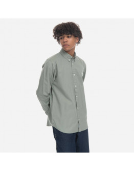 Koszula męska Carhartt WIP Longsleeve Madison Shirt I023339 YUCCA/WHITE