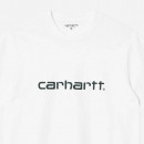 Koszulka męska Carhartt WIP S/S Script T-Shirt I031047 WHITE/BLACK