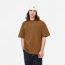 Koszulka męska Carhartt WIP S/S Link Script T-Shirt I031373 HAMILTON BROWN/BLACK