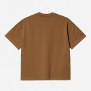 Koszulka męska Carhartt WIP S/S Link Script T-Shirt I031373 HAMILTON BROWN/BLACK