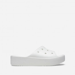 Klapki damskie Crocs Classic Platform Slide 208180 WHITE