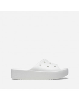 Klapki damskie Crocs Classic Platform Slide 208180 WHITE