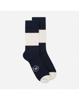 Skarpety Wood Wood Jis Contrast AA Socks 10249006-9517 NAVY