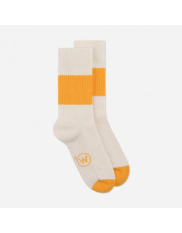 Skarpety Wood Wood Jis Contrast AA Socks 10249006-9517 OFF WHITE