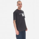 Koszulka męska Wood Wood Haider Texture T-shirt 12245706-2106 ANTHRACITE