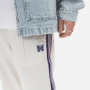 Spodnie męskie Needles Zipped Track Pant MR289 ICE WHITE