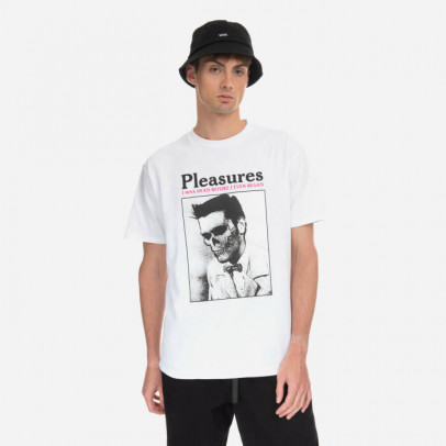 Koszulka męska PLEASURES Dead T-shirt P23SP056-WHITE