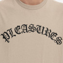 Koszulka męska PLEASURES Old Logo T-shirt P23SP063-SAND