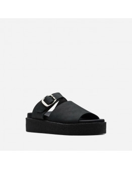 Klapki damskie Clarks Originals Crepe Slide Black Nubuck 26172567