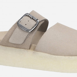 Klapki damskie Clarks Originals Crepe Slide Sand Suede 26172568