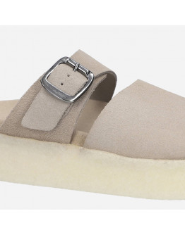 Klapki damskie Clarks Originals Crepe Slide Sand Suede 26172568