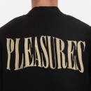 Bluza męska PLEASURES Karat Quarter Zip Fleece P23SP020-BLACK