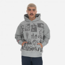 Bluza męska PLEASURES Choices Hoodie Heather P23SP021-GREY