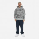 Bluza męska PLEASURES Choices Hoodie Heather P23SP021-GREY