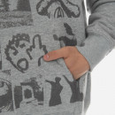 Bluza męska PLEASURES Choices Hoodie Heather P23SP021-GREY