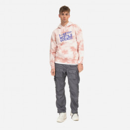 Bluza HUF Broadcast Tiedye Hoodie PF00386 CORAL