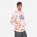 Bluza HUF Broadcast Tiedye Hoodie PF00386 CORAL