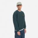 Bluza męska Carhartt WIP American Script Sweat I025475 BOTANIC/GOLD