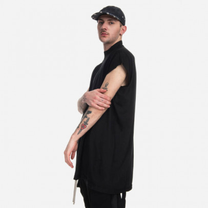 Koszulka męska Rick Owens DRKSHDW Knit T-shirt Jumbo SL T DU01C6170 RN BLACK