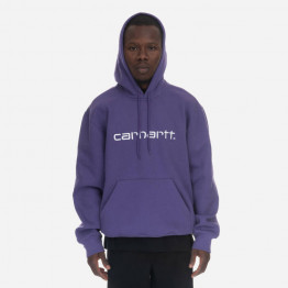 Bluza męska Carhartt WIP Hooded Carhartt Sweat I030230 ARRENGA/WHITE