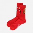 Skarpety A Bathing Ape Shark Socks 001SOI801007M RED