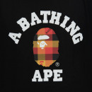 Koszulka męska A Bathing Ape Block Check Collage Tee 001TEI801032M BKXRD