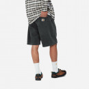 Szoty męskie Carhartt WIP Landon Short I030469 BLACK HEAVY STONE