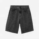 Szoty męskie Carhartt WIP Landon Short I030469 BLACK HEAVY STONE