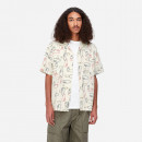 Koszula męska Carhartt WIP S/S Sumor Shirt I031661 OUTLINE PRINT/WAX