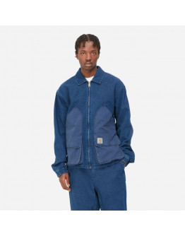 Kurtka męska Carhartt WIP Alma Jacket I031930 BLUE STONE WASHED