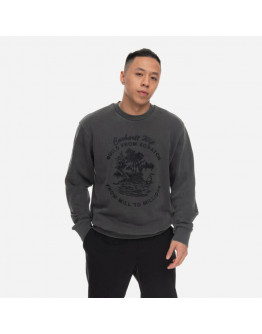 Bluza męska Carhartt WIP Bayou Sweat I031818 BLACK GARMENT DYED