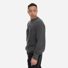 Bluza męska Carhartt WIP Bayou Sweat I031818 BLACK GARMENT DYED