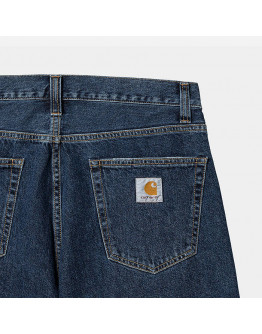 Szorty męskie Carhartt WIP Newel Short I030469 BLUE STONE WASHED