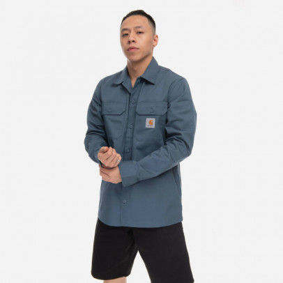 Koszula męska Carhartt WIP L/S Master Shirt I027579 STORM BLUE