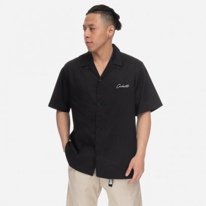 Koszula męska Carhartt WIP S/S Delray Shirt I031465 BLACK/WAX