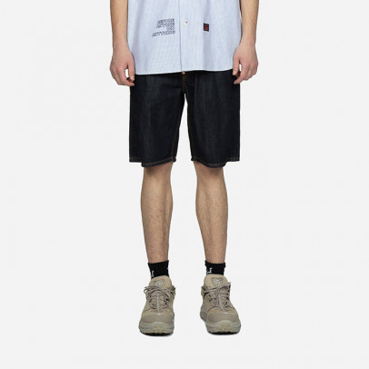 Szorty męskie Evisu Seagull-Daicock Printed Denim Shorts 2ESHTM3DS145XXCT INDIGO WASH