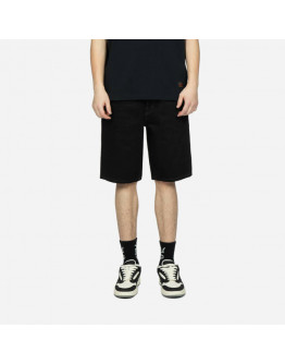 Szorty męskie Evisu Samurai & Seawave Embroidery Denim Short 2ESHTM3DS172XXCS BLACK