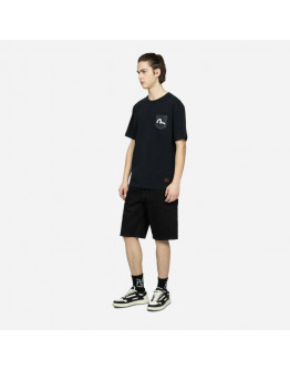 Szorty męskie Evisu Samurai & Seawave Embroidery Denim Short 2ESHTM3DS172XXCS BLACK